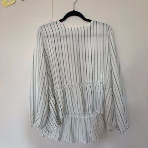 Professional Striped Peplum